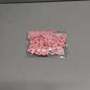 2 x Totelux Valentines Hair Bows Glitter Heart Hair Ties Pink Ribbon Hair Rubber Band Ponytail Holder Elastic Hair Band Large Bow Hair Rope for Women Valentines Day Hair Accessories