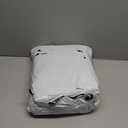 21 Ft Pool Cover, with Automatic Drain Round Pool Cover, One-Piece Quick Installation and Removal Above Ground Pool Cover, Preventing Waterlogging, UV Protected Solar Swimming Pool Cover (Black)