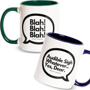Snarky Coffee Mugs for Couples (Pack of 2) – 11oz Durable Ceramic Adults Mug, Dishwasher & Microwave Safe, Hilarious Funny Gift for Men & Women on Anniversaries, Birthdays, Valentines Day Snarky Coffee Mugs for Couples (Pack of 2) – 11oz Durable Ceramic Adults Mug, Dishwasher & Microwave Safe, Hilarious Funny Gift for Men & Women on Anniversaries, Birthdays, Valentines Day