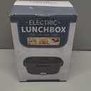 Electric Lunch Box Food Heater for Adults 80W Portable Food Warmer for Car/Home 1.5L Heated Lunch Box for Adults, 12V/24V/110V Loncheras para Hombres de Trabajo lonchera elctrica porttil (Gray)