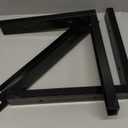 John Sterling THE MAX BRACKET Shelf Bracket, 20-inch, Black, 0049-20BKH, 2 Pack