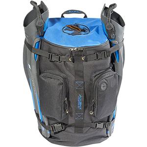 AKONA Globetrotter All-in-One Carry-On Backpack (Blue)