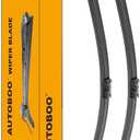 AUTOBOO 26"+19" Windshield Wipers Replacement for Tesla Model 3 2017 2018 2019 2020 2021 2022 2023 2024 2025 Model Y 2020 2021 2022 2023-2025 -Original Factory Quality (Pack of 2)