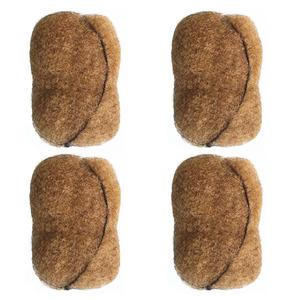 YOTCHOI Tight Afro Kinky Human Hair,Ideal for Making or Repairing Permanent Dreadlocks,Twists and Braids 4 Bundles/Package (8inch/23.32cm, Platinum Blonde #613)