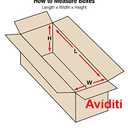 AVIDITI 18 x 8 x 8 Corrugated Cardboard Boxes, Long 18"L x 8"W x 8"H, Pack of 25 | Shipping, Packaging, Moving, Storage Box for Home or Business, Strong Wholesale Bulk Boxes