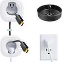 in-Wall Cable Management kit, Cord Hiding for Wall, Hide TV Wires When Mounting A TV, Includes Power & Low Voltage Cable Management, Includes Hole Saw Drill Attachment for Easy Install