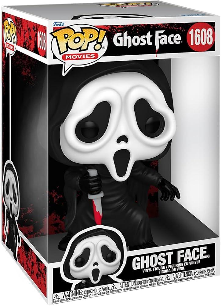 Funko POP! Jumbo: Ghostface - Ghostface - Collectable Vinyl Figure - Gift Idea - Official Merchandise - for Kids & Adults - Horror Fans - Model Figure for Collectors and Display