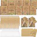 200 Pcs Christian Gifts Bulk Sets Bible Verse Religious Ballpoint Pen and Notebook Gift Set with Thanks Tags Organza Bag Gift Bulk for Women Church Christian Party Favors(Retro Color,Floral)