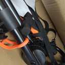 Sports Deluxe 2-Bike Trunk Mount Rack, Model SY-Trunk-BR, Black + Orange up to 70lbs Load (Trunk Bike Rack)