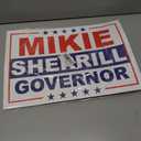 Mikie Sherrill Yard Sign  18"x12" Inch Yard Sign With H-Stake | Double-Sided Corrugated Plastic Outdoor Lawn Sign | Campaign Signs for New Jersey Governor