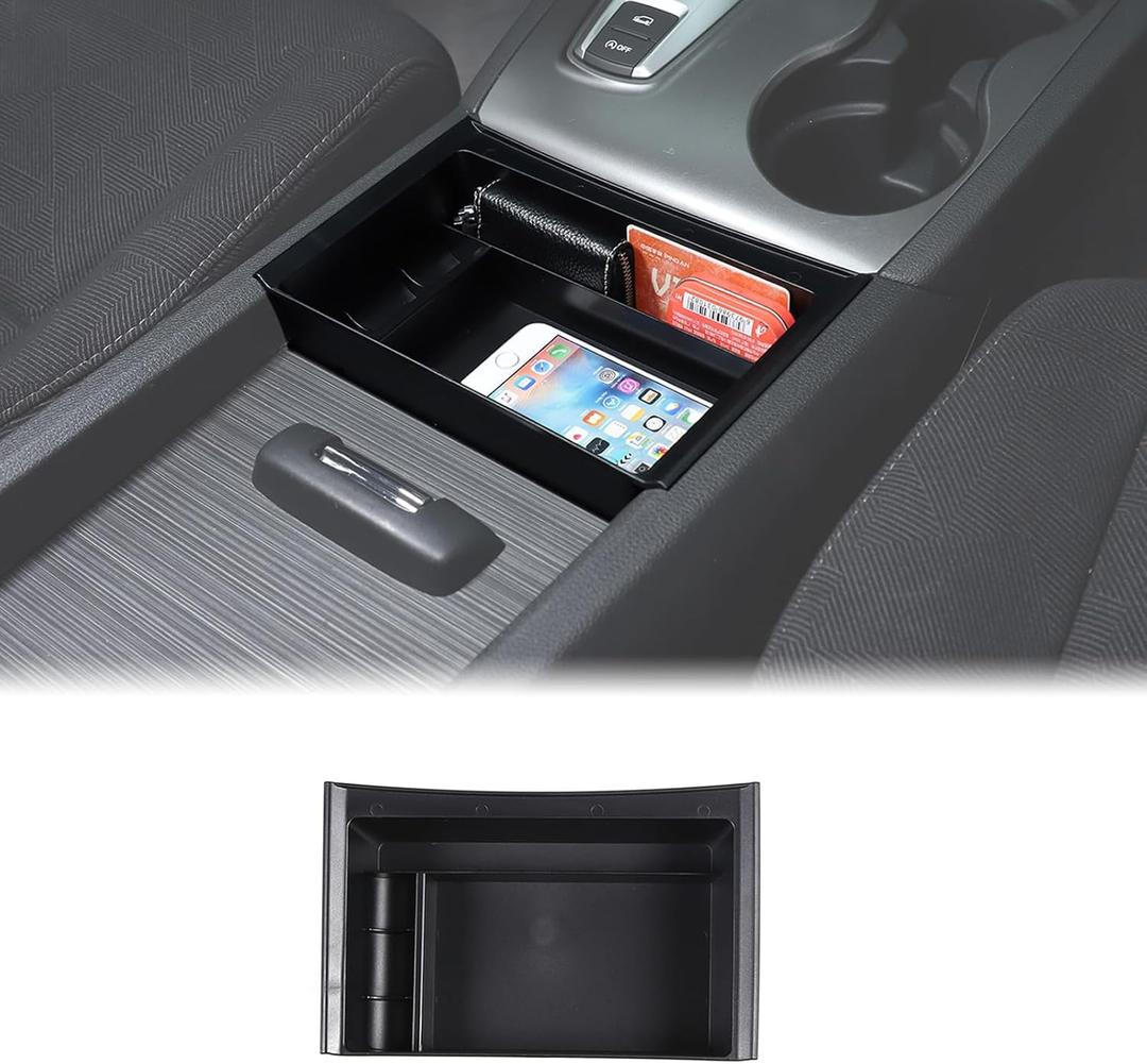 Center Console Organizer Tray for Honda Pilot 2016-2022/ Ridgeline 2020-2023/ Passport 2019-2023 Accessories, Central Control Armrest Secondary Storage Box ABS Material