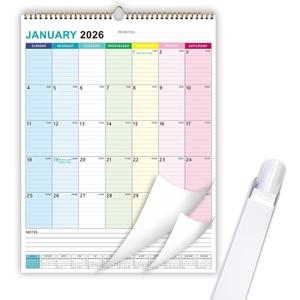 2026 Wall Calendar - 22" x 15" Wall Calendar 2026-2027 from Jan 2026 to Jun 2027, 22" x 15", Extra Large 2026-2027 Calendar with Thick Paper, Large Ruled Blocks