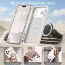 Magnetic for iPhone 17 Pro Max Case [Compatible with Magsafe] [Premium Silicone Satin-Smooth Touch] Slim Shockproof Anti-Scratch Microfiber Lining Case, 6.9 inch, Stone