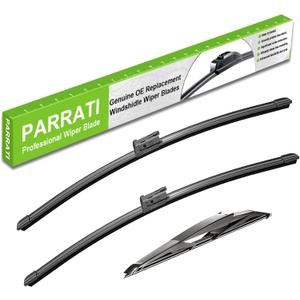 PARRATI Windshield Wipers for Subaru Ascent 2019-2023,26"+20" Front and 14" Rear,OEM Replacement Wiper Blades,Quiet & Streak-Free(Set of 3)