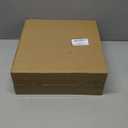 Goodluck 12 Inch Silver Charger Plates, 50 Pack Clear With Silver Trim, Disposable Plastic for Dinner, Wedding, Party