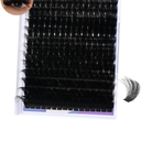 Fluffy Lash Clusters Kit 80D DIY Lash Extension Kit With 10-18MM Thick Individual Lashes Cluster Lash Bond and Seal Remover Tweezers for Eyelash Extension at Home(KIT-80D-280Pcs)
