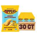 HIPPEAS Chickpea Puffs, Groovy White Cheddar, Gluten Free Snacks, Dairy Free, Vegan, 0.8oz, Pack of 30, 3g Protein, 2g Fiber, Crunchy, Nutritious, Baked Plant Protein Snack, Non-GMO, Kosher BBD: 10/05/26