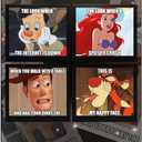 Spin Master Games, Meme The Game: Disney Version, Funny Card Game for Fans of Disney Movies, 3-6 Players, for Ages 8 & Up