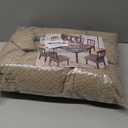 Genina Waterproof Seat Covers for Dining Room Chair Covers Set of 8, Stretch Jacquard Kitchen Parson Chair Slipcover Protector (8 PCS-Rear-covered, Khaki)
