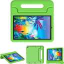 Kids Case for LG G Pad 5 10.1 FHD Tablet 2019 Released, Shockproof Lightweight Sturdy Protection Cover with Convertible Handle Stand, Model: LM-T600/LM-T605, Green