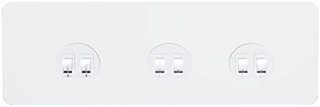 EUDELE Shower Caddy Big Adhesive with 3 Hooks