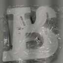 HXWEIYE LED Marquee Letters Lights Sign R, 26 Alphabet Light Up Letter and Number 0-9 Number Warm White Led Letters for Bar Party Birthday Home Wedding Dcor (8.5 Inch)