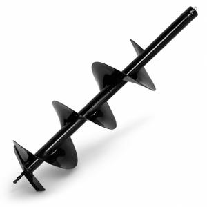  8" Replacement Auger Bit for Post Holes Digger Hole Maker Planting Drill 3/4" Shaft Size Plant Fence Hole Digger Gardening DIY Projects