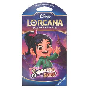 Disney Lorcana Trading Card game 12 Random Game Cards Shimmering Skies 3 Pack