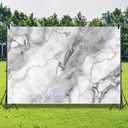 Leowefowa 10x8ft Luxury Gray Marble Photography Backdrop Abstract Gradient Art White Gray Marble Background Luxury Modern Gold Texture Birthday Weeding Party Banner Studio Prop Decoration