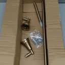 Delta Mylan 4-Piece Bathroom Set Champagne Bronze 18" Towel Rack, Toilet Paper Holder, Hand Towel Holder, Hook| Bathroom Accessory Set Towel Holder 4-Piece Hardware MYN64-CZ