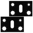 Stove Top Covers for Gas Burners, Gas Stove Burner Liners for Samsung Stove Top Protector Non-Stick Washable Keep Stove Clean Stove Guard - New Upgraded Cuttable Stove Burner Cover (1PCS)