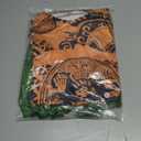 Kids Boys Halloween Long Sleeve T-Shirts Pants Cosplay Suits Christmas Costume With Leaf Skirts (120 (5-6 years), Brown)