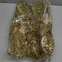 18 Pack 3 Styles 17 Inch Christmas Glitter Poinsettia Berry Stems Ornaments Artificial Floral Branches Picks for Christmas Tree Home Vase Holiday Party Decor(Gold)