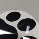 Dog Paw Night Light Black White Animal Footprint Dog Cat Paw Night Lights Plug into Wall 0.5W LED Lighting Auto on/Off for Bedroom Bathroom Hallway Stairway Kitchen (1.6"D x 3"W x 4.8"H)