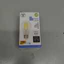 Westinghouse 5316500 6.5 Watt (60 Watt Equivalent) A19 Dimmable Clear Filament LED Light Bulb, Medium Base, Single