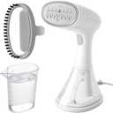 GEEZO 1600W Handheld Garment Steamer, Portable Electric Clothes Steam Iron with 3 Adjustable Steam Settings, Premium Aluminum Inner Tank, 0.8L Large Water Tank, Auto Low Water Shutoff