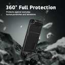 bibuks Steam Deck /OLED Protective Case,Non-Slip Skin Protective Shell Accessories,Steam Deck Case with Kickstand ,2 Screen Protector, 4 Thumb Grip (Black)