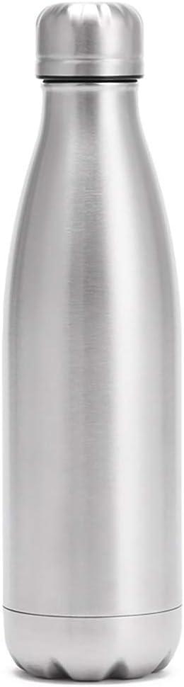 Gteller Double Wall 18/8 Stainless Steel Vacuum Cola Shape Bottle, Narrow Mouth Thermo Flask Keeping Warm and Cold 350ml 500ml 750ml 1000ml (750ml)