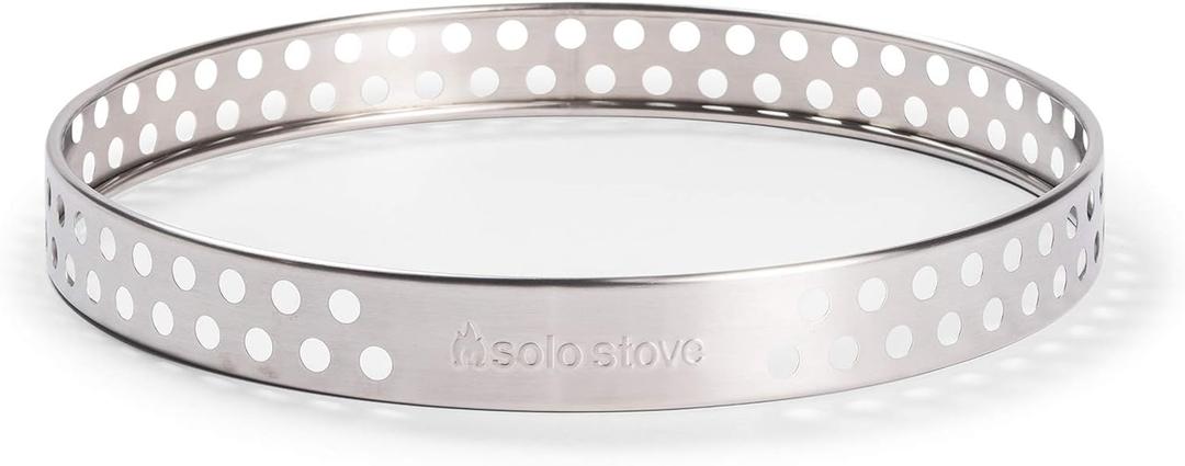 Solo Stove Yukon Stand - Durable 304 Stainless Steel, Heat-Resistant, Portable Elevated Fire Pit Accessory for Safe Use on Decks and Camping - Ideal for Smokeless Fire Pits and Outdoor Fireplaces