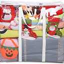 ProPik Clear Storage Bag Gift Wrap Clothes Organizer Big Zippered Christmas Decorations Storage Vinyl Bag for Under Bed Moving Bedding Linen Pillow Blanket Cloth Bag Reinforced Handles (White, 1)