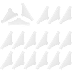 uxcell 30Pcs Triangle Glass Corner Protector, 0.24 x 2 Inch Plastic, Clear