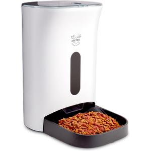 Arf Pets Automatic Pet Feeder Food Dispenser for Dogs, Cats & Small Animals Features Distribution Alarms, Portion Control & Voice Recording Timer Programmable Up to 4 Meals a Day
