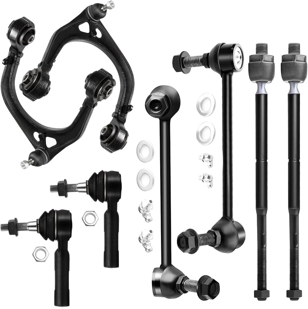 ASAPE 8PCS Suspension Kit, Front Control Arm Ball Joint Tie Rod End Sway Bar End Link RWD for Chrysler 300 2005-2010,for Dodge Magnum 2005-2008/Charger 2006-2010/Challenger 2008-2010