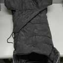 Yoofoss Winter Stroller Cover - Universal Toddler Footmuff, Water Resistant Coral Baby Stroller Bunting Sleeping Bag (41"L x 18"W, Dark Black)