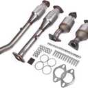 GELUOXI 4Pcs Catalytic Converters Set Compatible with Nissan Frontier NV1500 NV2500 NV3500 Pathfinder Xterra Equator 4.0L