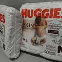 Huggies Size Newborn Diapers, Skin Essentials Baby Diapers, Size Newborn (6-9 lbs), 180 Count (3 Packs of 60)