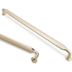 10 Pack 12-3/5 Inch Cabinet Pulls Brushed Brass Kitchen Cabinet Handles Zinc Alloy Drawer Pulls Solid Cabinet Hardware