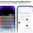 Built-in WiFi Keyless Entry Door Lock with Keypad, App Remote Control, No Bridge Required, Auto Lock, IP65