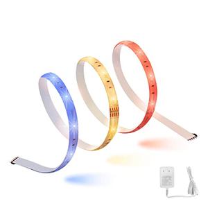 SYLVANIA Smart LED WiFi Full Color Light Strip, 6.5 ft, Dimmable, Compatible with Alexa and Google Home Only - 1 Pack (75704)