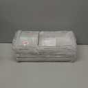 12 Pack Clear Plastic Drawer Organizer Set, Acrylic Non Slip Non Cracking Kitchen Drawer Storage Tray Large Size Divider, Multifunctional Storage for Cosmetics, Bathroom, Tools, Kitchen and Office